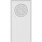 Ekena Millwork Standard Foster Bullseye Plinth Block with Beveled Edge, 4"W x 8"H x 1/2"P PBP040X080X050FOS03 - alternate 4